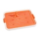 thumbnail image 1 of Bandejas Para Orinal De Entrenamiento Para Perros, Soporte Para Almohadillas De Entrenamiento, Caja De Arena Para Mascotas Naranja, 1 of 5