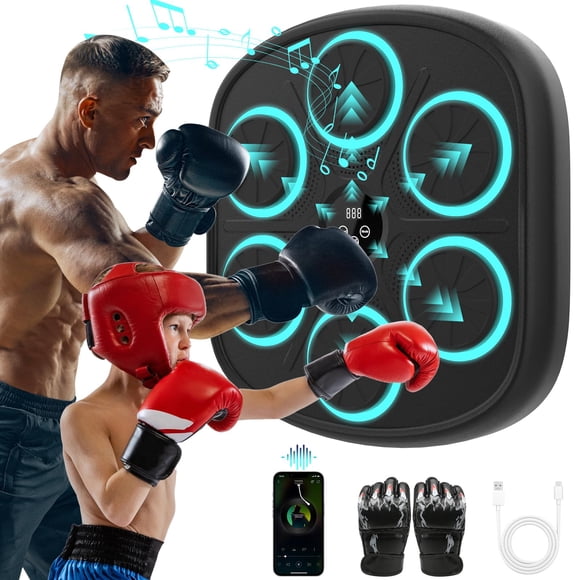 Máquina de Boxeo Musical Yucate 2025 Mejorada con Bluetooth y 9 Modos