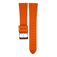 Correa Reloj Caucho Fkm R24 Fj13 Variedad Colores Y Medidas Naranja 18