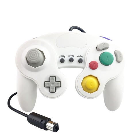 Control Con Cable Aaronmei Para Gamecube Wii Ngc Blanco