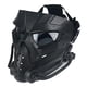 thumbnail image 1 of Máscara Táctica Casco Protector De Ojos De Cara Completa Para Caza Negro Claro, 1 of 5