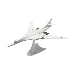 Bothyi - Modelo De Caza Tu160 A Escala 1:200, Avión Simulado Para Estantería De Bar O Dormitorio.