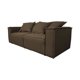 thumbnail image 2 of Sofá Cama Enco 3 Cuerpos Chenille Tipo Lino Café, 2 of 4