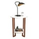 thumbnail image 1 of Mesa Lateral Auxiliar Felini Metal Blanca, 1 of 3