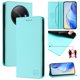 thumbnail image 1 of Funda Billetera con Soporte para Xiaomi Redmi A3 4G Bloqueo RFID Plegable Verde menta, 1 of 6