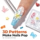 thumbnail image 3 of Moldes de Arte para Uñas modelones 3D Flores y Pluma de Tallado Doble Punta, 3 of 7