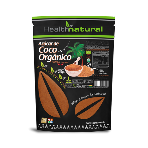 Health Natural - Azucar De Coco 250 Gr