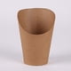 thumbnail image 5 of 100 vasos desechables para llevar, para fiestas, postres, repostería, pasteles, hojaldre, patatas fritas, aperitivos, portavasos de papel kraft, 300 ml (marrón), 5 of 7