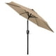 thumbnail image 1 of Sombrilla de patio Simple Deluxe de 2,3 m para exteriores con 6 varillas, 1 of 3