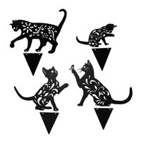 Magideal - Estacas Para Jardín De Gatos, Silueta Decorativa, Decoración De Primavera, Cartel , Estacas De Césped, Decoración De Jardín