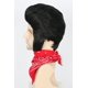 thumbnail image 4 of Peluca de disfraz LeMarnia Black Short Disco para hombre, fiesta de Halloween, 4 of 6