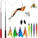 thumbnail image 1 of Juego de varitas interactivas para gatos miwoowim con 2 varitas retráctiles, 1 of 8
