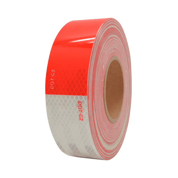 Cinta Reflectante Blanco Rojo C2 48mm X 5mts Tee6000011
