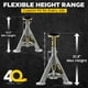 thumbnail image 3 of Jack Stands ESCO con capacidad de 3 toneladas, 10 alturas ajustables, 3 of 7