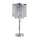 thumbnail image 2 of Lámpara de mesa Ore International Deco Glam de metal plateado 20 cm, 2 of 2