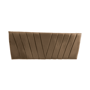 Importclick - Respaldo Elegante 1 Plaza Capitone 105X60 Cm Beige Felpa