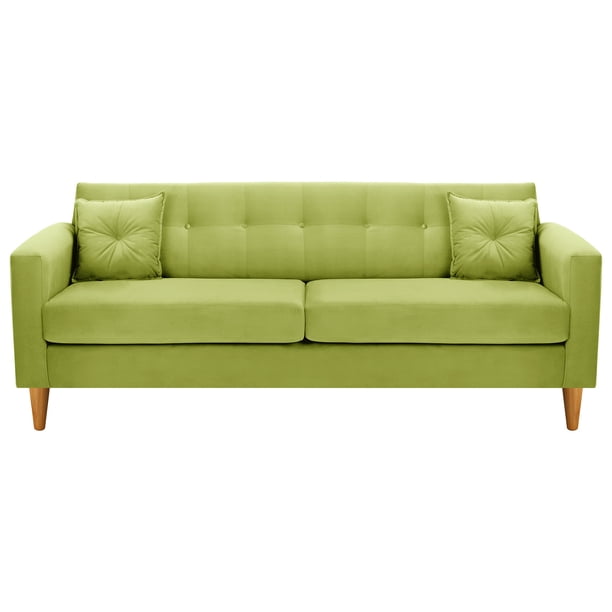 Sofa New Retro 3CG Felpa 04 Pistacho