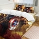 thumbnail image 1 of Captain America Bedding Comforter Sets 3-Piece Bedding Set Soft Warm Bed Set for Bedroom All Season, 1 of 5