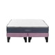 thumbnail image 1 of Cama Europea Galaxy 2 Plazas 150x190 cm Base Colchón Negro Rosado, 1 of 3