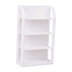 Magideal - Estante De Tienda En Miniatura, Modelo A Escala 1:12, Estantes De Supermercado En Miniatura Para Casa De Muñecas, Estante De Exhibición Artesanal 1:12 Blanco