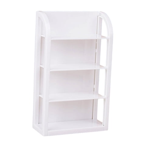 Magideal - Estante De Tienda En Miniatura, Modelo A Escala 1:12, Estantes De Supermercado En Miniatura Para Casa De Muñecas, Estante De Exhibición Artesanal 1:12 Blanco