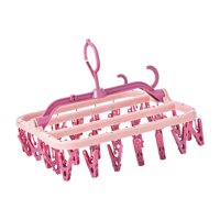 Magideal - Colgador De Clip Giratorio De 360 Degree Para Ropa, Toallas, Colgador De Secado Para Colgar En El Hogar, Tendedero Para Calcetines, Bufanda, Ropa Interior, , Púrpura Violeta