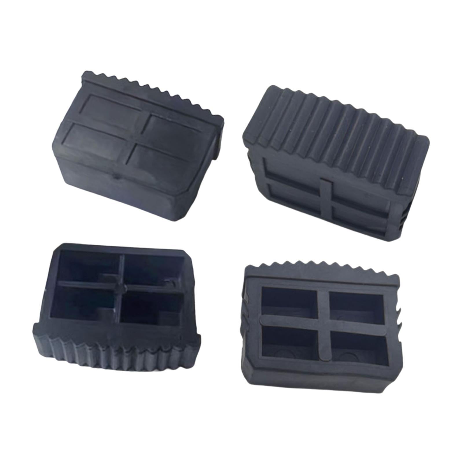 Ioensy - 4 Piezas De Cubiertas Para Pies De Escalera Que Reemplazan Las Cómodas Almohadillas De Goma Para Pies De Escalera Empinada De 6 Cm X 2,2 Cm