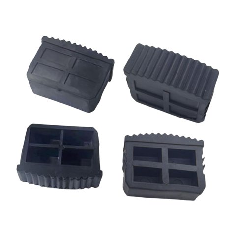 Ioensy - 4 Piezas De Cubiertas Para Pies De Escalera Que Reemplazan Las Cómodas Almohadillas De Goma Para Pies De Escalera Empinada De 6 Cm X 2,2 Cm
