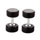thumbnail image 1 of Madera Madera Mujeres Pendientes Stud Earrings Plugs Piercings Tornillo 8mm Negro, 1 of 4