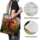 thumbnail image 3 of Chicken Run Bolso de tela con estampado de lienzo para mujer, bolsa de compras reutilizable y estética, con cremallera interior, regalo para mujer, 35 × 40 cm., 3 of 6