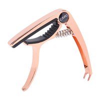 Magideal - Cejilla Para Guitarra Acústica Y Eléctrica, Accesorios Para Cejilla, Ajuste, Accesorios De Repuesto Profesionales, Cejilla De Cambio Rápido Con Oro Rosa