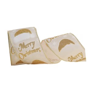 Magideal - Cinta Navideña De 2,5 Pulgadas De Ancho, Versátil, Elegante, Flexible, Decoración Navideña Diy Con Alambre Para Corona De Cumpleaños, Manualidades Par Estilo A