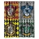 thumbnail image 1 of Cortina de ducha con símbolos de las casas de Harry Potter, juego de cortina de baño con ganchos, tamaño 60 x 72 pulgadas, 1 of 3