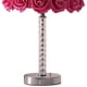 thumbnail image 4 of Lámpara de mesa Benjara Bloom Roses con base acrílica retorcida roja, 4 of 7