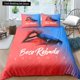 thumbnail image 1 of Kiss Sexy Lips Duvet Cover Red Mouth Bedding Set for Girl Modern Fashion Quilt Cover Polyester Comforter Cover Bed Sheets, 1 of 5