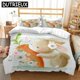 thumbnail image 1 of Rabbit HD Print Bedding SetTeens Bedding Setchildren's Bed Double Bed Duvet Covers Pillowcase Comforter Bedding Set, 1 of 5