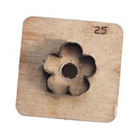 Bothyi - Troquel De Corte De Cuero De Flor, Artesanía Duradera Para Bolso De Artesanía De Cuero, Cuero Pu, 25Mm