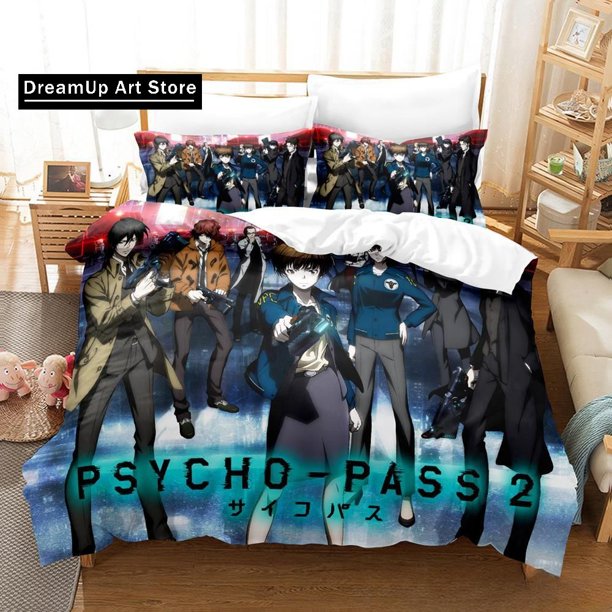 New Psycho Pass Bedding Set Bed Set Adult Kid Bedroom Duvet cover Setsparure de lit Bed
