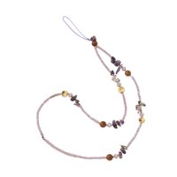 Bothyi - Correa De Muñeca Multifuncional Ideal Como Regalo Correa De Muñeca Elegante Con Cuentas Para Teléfono Color Morado