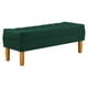 thumbnail image 2 of Banqueta Wood 2c Felpa 04 Verde Botella, 2 of 4