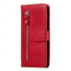 thumbnail image 1 of Funda con Cremallera para REALME C15/C12, Carcasa Cartera de Cuero PU con Soporte y Tarjetero, 1 of 5