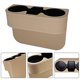 thumbnail image 4 of Expansor de Portavasos para Auto IOKSCTER con Cubierta de Cuero PU Beige, 4 of 9