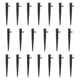 thumbnail image 1 of 20x Goteros De Riego Portátiles Con Flujo De Agua De 360 Grados Para Huertos De Verduras, Color Negro, 1 of 3