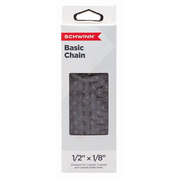 Cadena para bicicleta Schwinn Basic 1/2 x 1/8, 112 eslabones, sin desviador