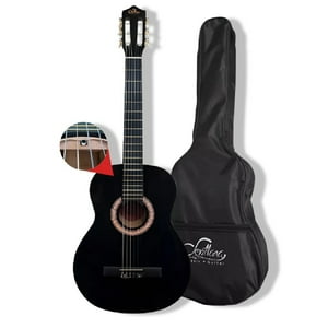 Guitarra Acustica Negra Con Funda Para Niños Sevillana Se 30Bk