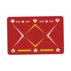thumbnail image 5 of Tapete De Entrenamiento Para Pasos De Fútbol, Suministros, Accesorios De Fútbol, Tapete Para Puerta De Fútbol, Rojo Y Amarillo, 5 of 5