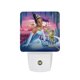thumbnail image 1 of Tiana: La Princesa y el Sapo Luz nocturna LED con sensor de anochecer a amanecer para dormitorio, baño, pasillo, escaleras - Lámpara LED nocturna de enchufe, 0.5W - 1 pieza, 1 of 6