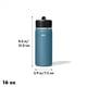 thumbnail image 2 of Botella de agua OXO Strive de boca ancha 500 ml con tapa de sorbete, 2 of 6