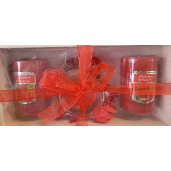 Vela Aromatica Pack De 6 Rosas Style Premium Pro
