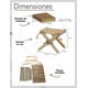 thumbnail image 2 of Mesa Plegable Madera de Alerce Europeo Natural, 2 of 4
